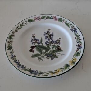 Royal Worcester Herbs Sage Porcelain Salad Plate Size 8.25" Set Of 4